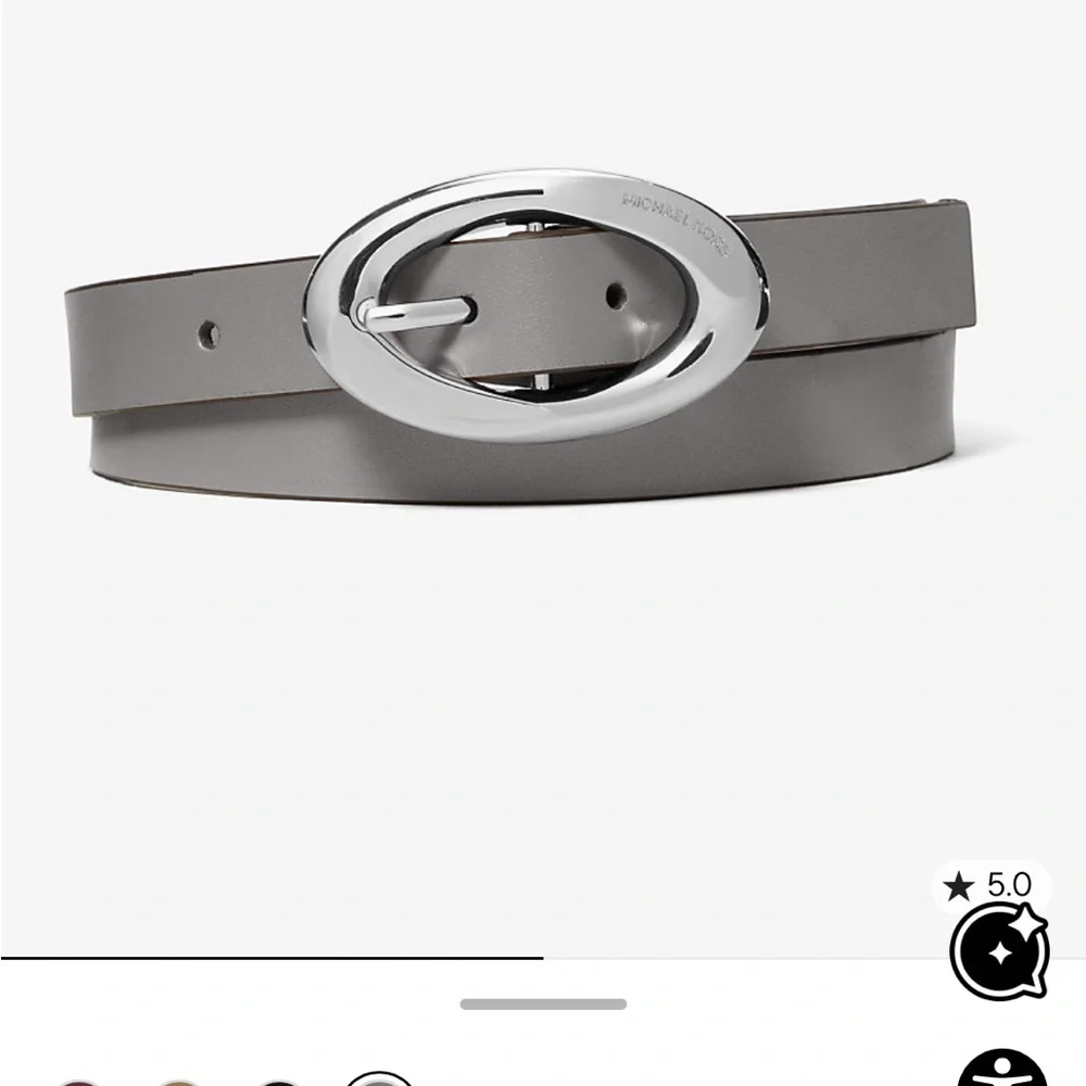 Michael koors leather belt new small